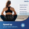 thumbnail image 3 of Ice Pack Wrap REVIX Large para cadera, rodilla, pierna, hombro y espalda, 3 of 7