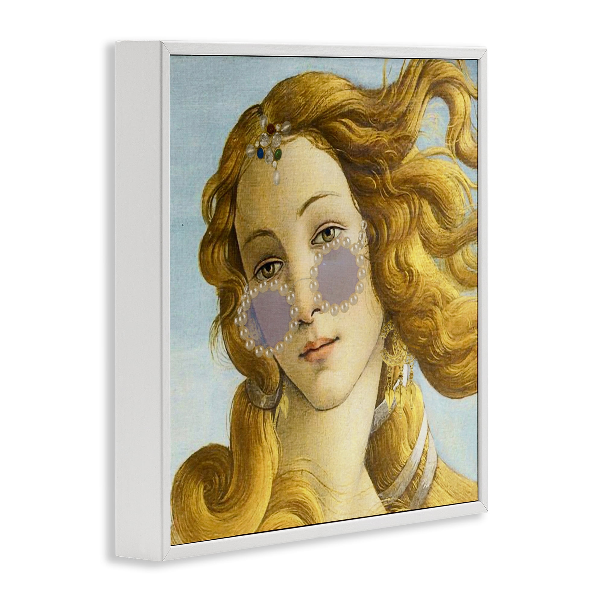 Stupell Industries Modern Day Venus Shades White Framed Giclee Art, design by Grotto Studios