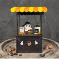 thumbnail image 5 of 2PC Halloween Spooky Coffee Statue Cute Ghost Barista Coffee Stand Figurine Mini Spooky Little Coffee Booth Tabletop Ornament for Tiered Tray Bookshelf Office Coffee Table, 5 of 14