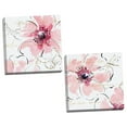 thumbnail image 1 of Gango Home Decor Contemporary Simply Pink II & III by Daphne Brissonnet (Ready to Hang); Two 16x16in Hand-Stretched Canvases, 1 of 5