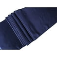 thumbnail image 4 of 10 Pcs Satin Table Runner Wedding Party Banquet Decoration&nbsp;12 x 108&nbsp;- Navy Blue, 4 of 6