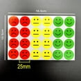 thumbnail image 4 of Czcpp-12 00 Pcs Autocollants Visage Souriant Rond Rouge Jaune Vert, Autocollants Émotions, Autocollants Visage Souriant Heureux, Autocollants Visage Triste, Autocollants de Récompense, Autocollants d'Humeur, Bon et Mauvais Autocollant, 4 of 4