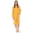 thumbnail image 3 of TowelSelections Women's Robe Turkish Cotton Soft Terry Kimono Bathrobe X-Small/Small Golden Cream, 3 of 6