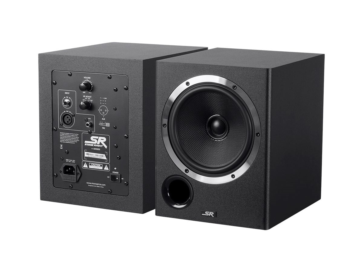 stage right coaxial monitors