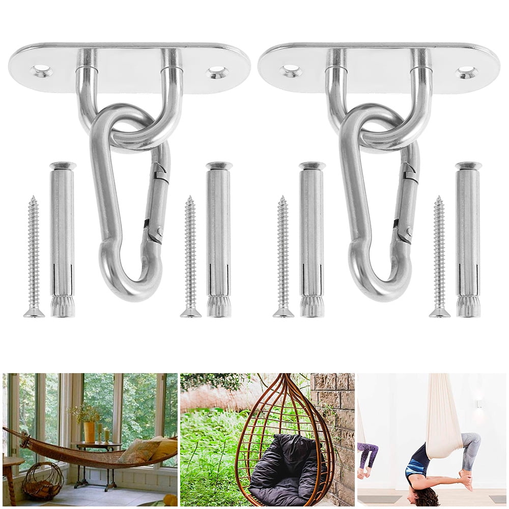 1pcs Ceiling Mount Hook Hanger Durable U 304-M8 Stainless Fit for Yoga Universal 
