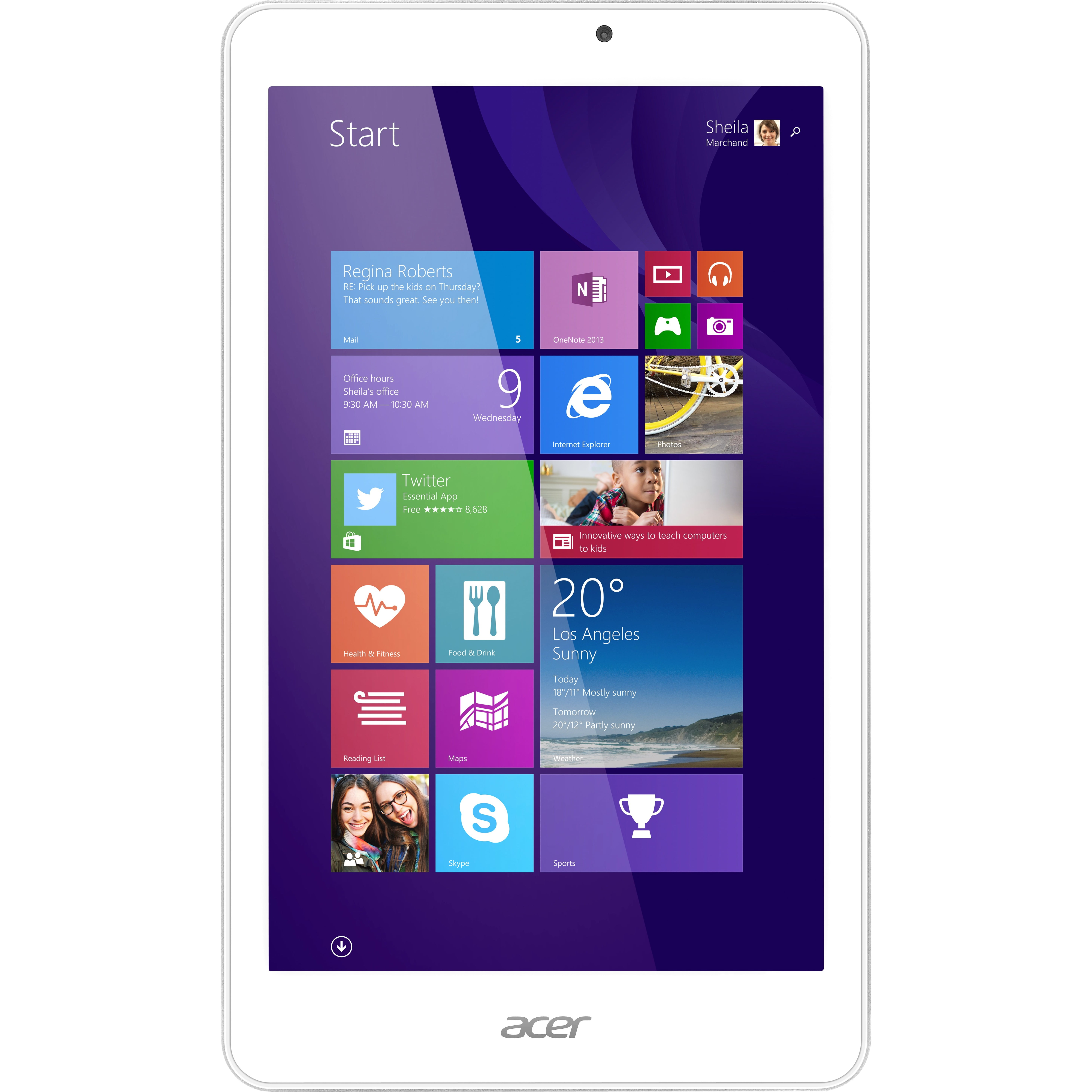 Tablet Tempered Glass Screen Protector For Acer Iconia Tab 8 W1-810 8 Inch 