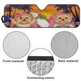 thumbnail image 6 of Uorisanigo Windshield Sun Shade for Jeep Wrangler TJ JK JKU JL JLU-Blocks UV Rays Sun Visor Protectiver,Car Winshied Sunshade Keep Your Vehicle Cool,Cute Yorkshire Terrier Driving Car Window Shade, 6 of 7