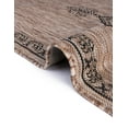 thumbnail image 7 of Unique Loom Outdoor Traditional Collection Area Rug - Antique (2' x 6' 1" Runner Beige/Black), 7 of 7