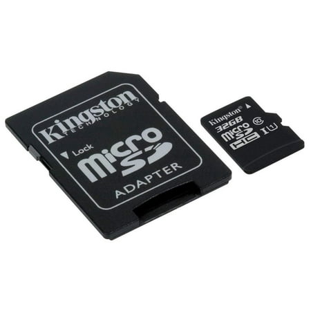 133x Speed Sd Memory Card - Canvas Select 32GB microSDHC Class 10 microSD Memory Card UHS-I 80MB/s R Flash Memory Card with Adapter (SDCS/32GB), Class 10 UHS-I speeds up to 80MB/s read* (*.., By Kingston