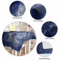 thumbnail image 6 of Navy Blue Tablecloth Square Table Cloth 60x60 , Waterproof Tablecloth Outdoor Table Cloth, Retro Oil Painting Modern Abstract Art Aesthetics Washable Table Cover for Kitchen Dining Party, 6 of 8