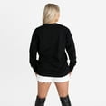 thumbnail image 3 of Women's Gameday Couture Black Arkansas Razorbacks Oversized Everyday Star Long Sleeve T-Shirt, 3 of 5