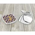 thumbnail image 3 of Letter J Football Purple and Gold Compact Mirror CJ1064-JSCM, 3 of 4