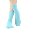 thumbnail image 4 of Dlentnea Kids Crew Socks Boys Girls Classics School Uniform Sports Breathable Casual Solid Color Sock, 4 of 5