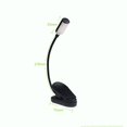 thumbnail image 4 of Luz LED recargable por USB PENGJTMXG con clip para libros negra, 4 of 4
