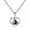 925 Heart to Heart Silver, variant on I Love You Necklace, 925 Sterling Silver 100 Languages Projection on Round Onyx Pendant Loving Memory Collarbone Necklace 1 Pcs