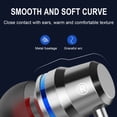 thumbnail image 4 of Fnochy Wired Earbuds Headphones, Microphone Stereo Bass Earphones, Noise Isolation in-ear Headset Compatible with All Smartphones Tablets MP3 Player That with 3.5 mm Interface (Black), 4 of 5