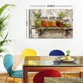 thumbnail image 6 of AEFER Kitchen Abstract Wall Art Prints Colorful Food Spices Wall Decor Farmhouse Mason Jar Canvas Poster Pictures Painting Still Life Artwork Restaurant Dining Room Unframe: 18x12inch(45x30cm), 6 of 6