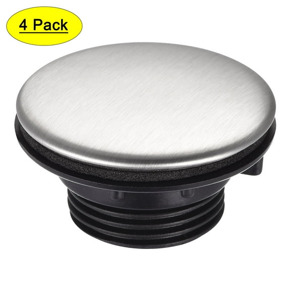 Uxcell 45mm Dia Kitchen Sink Hole Cover 304 Stainless Steel for soap dispenser hole Plug 4 Pack