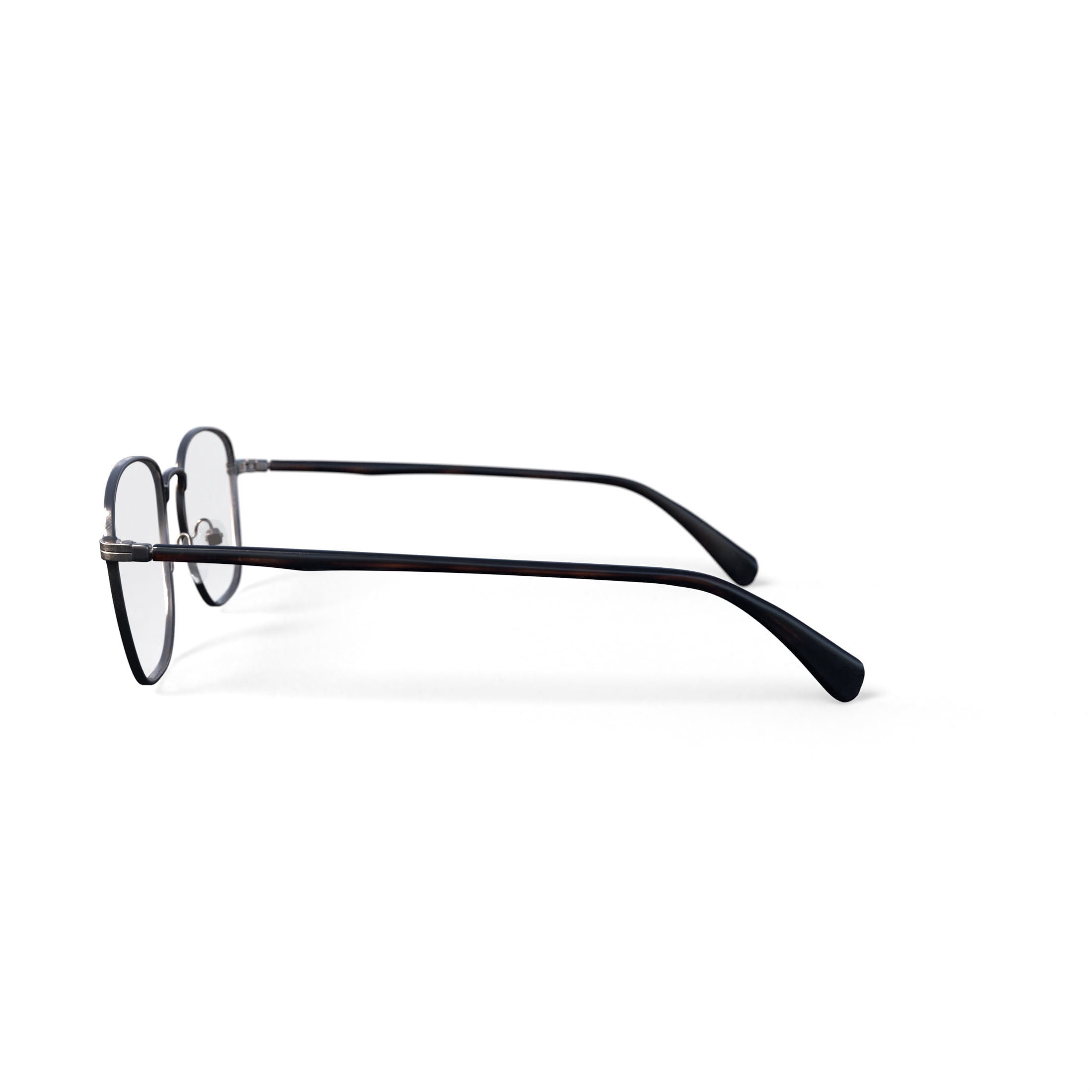 Walmart Men's Larry Square Prescription Eyeglasses with Case, Gold