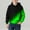 Green, variant on CYRBOKO Boys Hooded Sweatshirts, Athletic Gradient Casual Long Sleeve Pullover Tops Gray Size 10-12 T