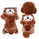 thumbnail image 4 of Abrigo de invierno para mascotas, ropa con diseño creativo de oso, disfraz de forro polar coral para perros (talla L), 4 of 7