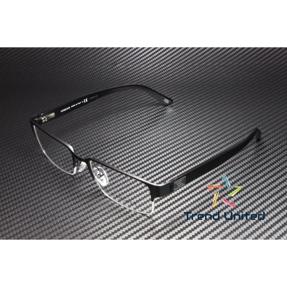 VERSACE Eyeglasses VE1184 1261 Rectangular Matte Black 53MM