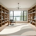 thumbnail image 2 of ODIKA 4'x6' Machine Washable Non-Slip Area Rug, Abstract Greige High Traffic Rug, Gray, 1058863, 2 of 7