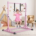 thumbnail image 5 of Primy 230LBS Gymnastics Bar for Kids, 39~61in Adjustable Height Steel Gymnastic Horizontal Bars, Stable Gymnastics Equipment Junior Training Bar for Home Using for Children, 5 of 9