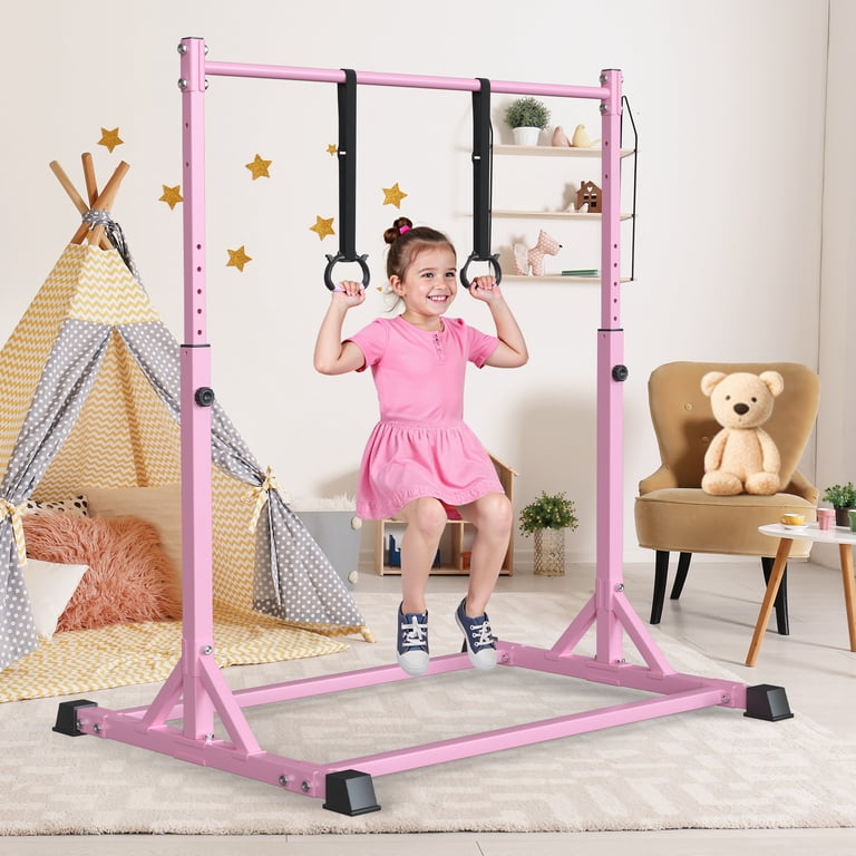 Primy Gymnastics Bar, Adjustable Height, Pink photo 5
