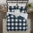 thumbnail image 4 of Home Essence Levon 5 Piece Reversible Buffalo Check Comforter Set, 4 of 20