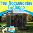 thumbnail image 6 of YORIN Trampoline for 3-4 Kids, 10 FT 8 FT Trampoline for Adults with Enclosure Net, Ladder, 1000LBS Weight Capacity Outdoor Round Recreational Trampoline, Heavy Duty Upgrade Trampoline, 6 of 10