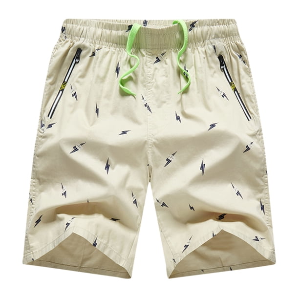 Pantalones Cortos Casuales de Camuflaje Imprimidos Sueltos Capris, Pantalones de Algodón de Pierna Recta para Uso Al Aire Libre, Ocio Y Verano Diario
