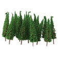 thumbnail image 1 of 50pcs Árboles Modelo de Paisaje de Tren Ferrocarril 1:100 Verde Sunnimix, 1 of 8