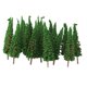 thumbnail image 1 of Pagoda Árboles Modelo Tren Ferrocarril Paisaje 50pcs 1: 100, 1 of 9