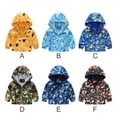 thumbnail image 5 of URMAGIC Toddler Boys Girls Cartoon Print Zip Jacket Long Sleeve Outerwear Hooded Coats, 5 of 5