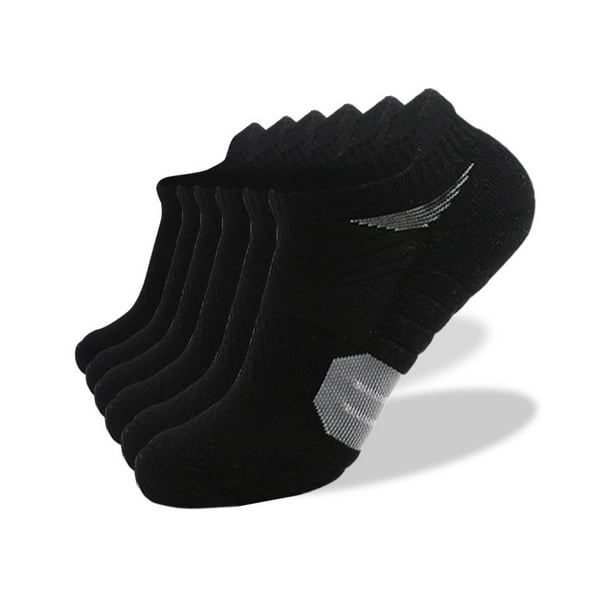 Calcetines deportivos Sonducket 6 pares para hombres y mujeres suaves transpirables Negro AP013051-12