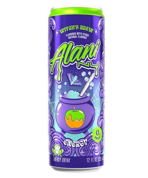 Alani Nu Boisson Energisante Potion de Sorciere Alani Nu Witch's Brew Potion Energy Drink Alani Nu Witch's Brew Potion Energy Drink is a limited edition, bewitchingly delicious energy elixir designed to enchant your taste buds while providing a burst of energy. This magical concoction features a unique blend of flavors inspired by the mystique of