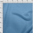 thumbnail image 3 of oneOone Cotton Jersey Medium Blue Fabric Quatrefoil Diy Clothing Quilting Fabric Print Fabric By Yard 58 Inch Wide, 3 of 4