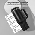 thumbnail image 2 of Funda de silicona para botas Stanley Cup Thxbag de 1,2 L, color negro, 2 of 6