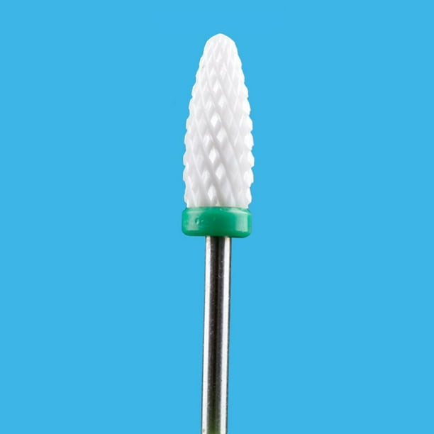 Fresa para manicura, broca de cerámica para uñas, para máquina eléctrica de manicura de eneldo, fresas para quitar esmalte de Gel de uñas Tan Jianjun unisex