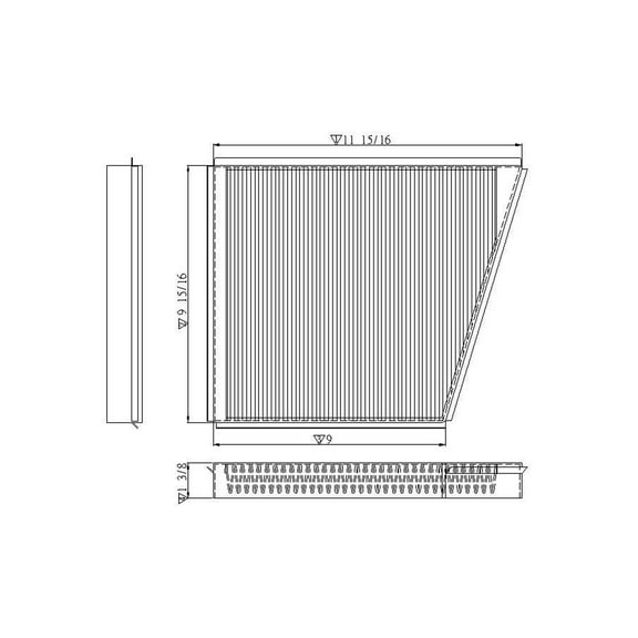 Cabin Air Filter Fits select: 2003-2009 MERCEDES-BENZ E, 2006-2011 MERCEDES-BENZ CLS
