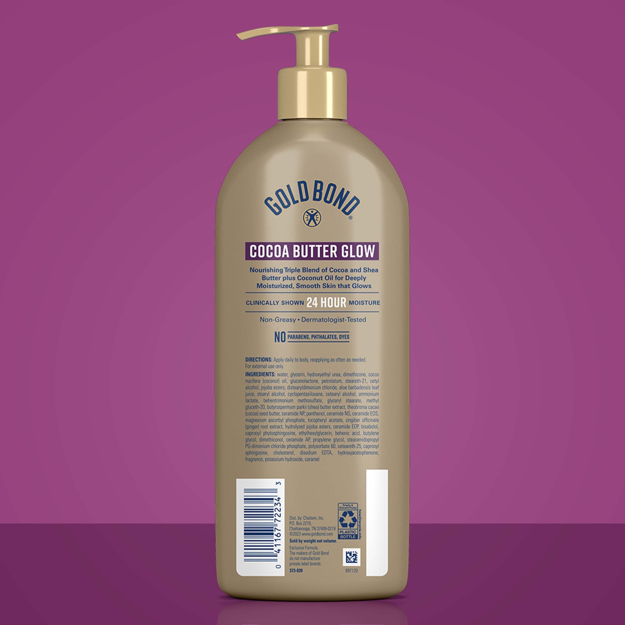 Gold Bond Cocoa Butter Glow Daily Hydrating Lotion, 24 oz photo 3