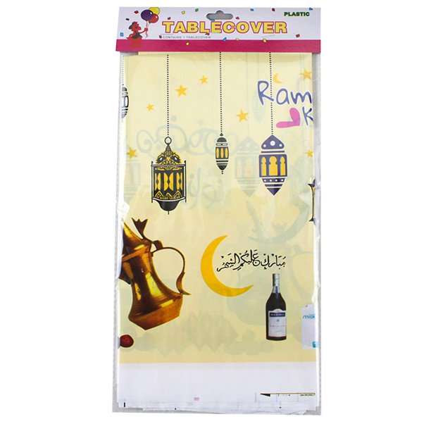 Mantel desechable, Material plástico de Pe, decoración para fiesta en casa, suministros de vajilla