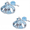 O814 BU2 XXS 2Pack, variant on 2Pcs Dog Harness for Small Medium Large Dogs No Pull Puppy Harness and Leash Set Dog Harness for Walking Running Training Small Dog Harness Medium Dog Harness Chest Strap Happy 2026!