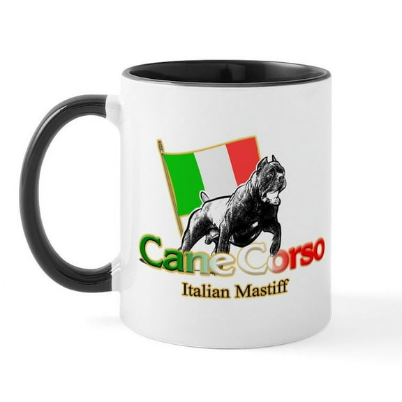 CafePress - Cane Corso Run Mug - 11 oz Ceramic Mug - Novelty Coffee Tea Cup