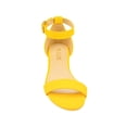 thumbnail image 4 of Women's Adjustable Ankle Strap Open Toe Low Wedge Sandal Comfortable Platform Heeled Sandals, 4 of 5