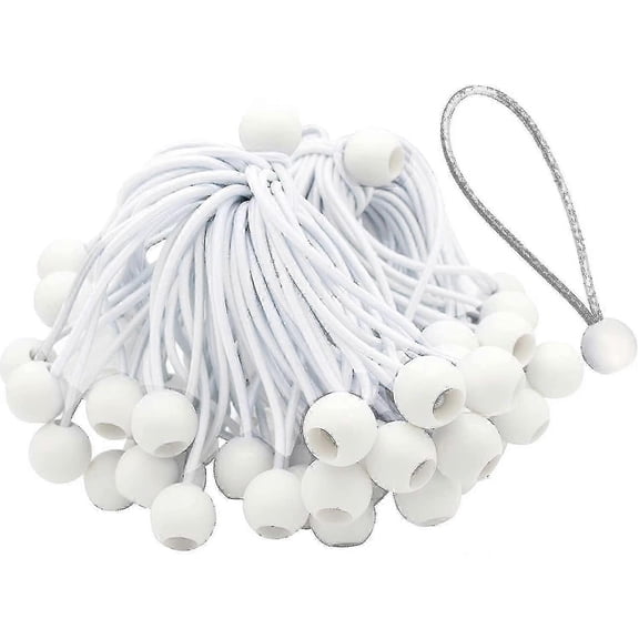50 Pack Long Buckle Bungee Cords for Tents, Marquees, Banners & Tarps