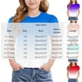 thumbnail image 3 of Teylalorva Girls Graphic T-Shirt, Crewneck Casual Cute Puff Short Sleeve Summer Kids Trendy Tee Purple Size 14, 3 of 6