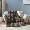 thumbnail image 6 of Samuel L Jackson Collage Blanket Flannel Soft Throw Blankets for Bedroom Livingroom Sofa Home 60"X50", 6 of 6