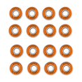 thumbnail image 1 of Rodamientos de Rodamiento de monopatín Cola ABEC-9 para Longboard Naranja, 1 of 8